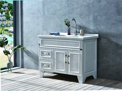 ٹھوس سطح انٹیگریٹڈ لانڈری کیبنٹ